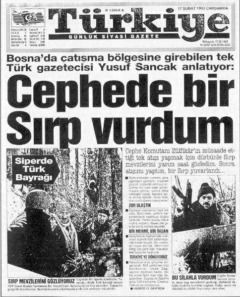 7 �ubat 1993, T�rkiye gazetesi