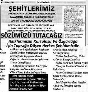 DS'nin Kurtulu�'u, Say�: 37, 23 Mart 1996