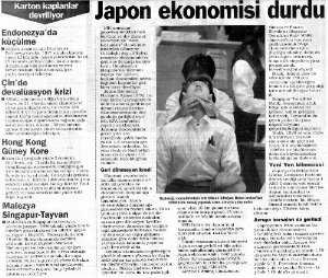 14 May�s 1998 tarihli Sabah gazetesi
