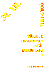Trkiye Devriminin Acil Sorunlar-I